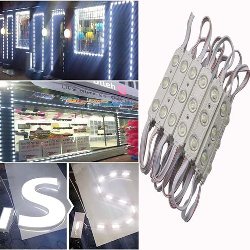 TeiNewBy LED Module, 20pcs 9.8 Ft 5730 SMD 150LM Per LED IP65 Waterproof Decorative Light for Inflatables with Tape Adhesive Backside (White Light) in Saudi Arabia