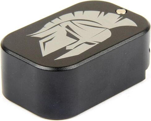 TACFUN Engraving Weighted Magazine Base Plate Compatible with Glock 9mm/.40 Silver in Saudi Arabia