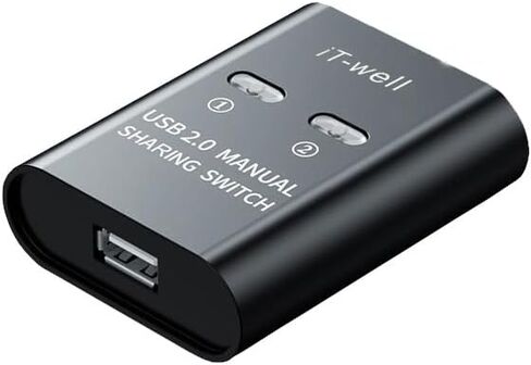 مفتاح مشاركة الماسح الضوئي للطابعة USB، محور تبديل جهاز يدوي بمنفذين مع كابلات ذكر، 2 جهاز كمبيوتر إلى جهاز واحد، طباعة مشتركة، عمل مكتبي بدون جهد، طباعة مستند في ثانيتين in Kuwait