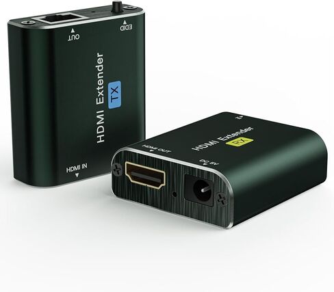 HDMI Extender, 196ft HDMI Extension Adapter 1080P@60Hz, HDMI Over Ethernet Transmitter and Receiver in Saudi Arabia
