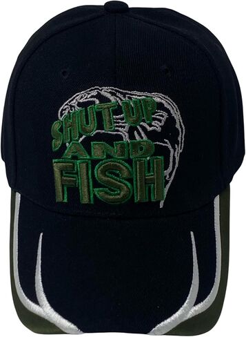 قبعة بيسبول مطرزة للجنسين - قبعة صيد خارجية قابلة للتعديل in Kuwait