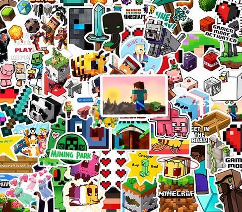 65 قطعة من ملصقات رسومات الشعار المبتكرة لألعاب الرسوم المتحركة للأطفال، ملصقات لطيفة، مناسبة لحقائب السفر والدراجات البخارية وأجهزة الكمبيوتر المحمولة والمخططين in Kuwait