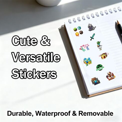 65 قطعة من ملصقات رسومات الشعار المبتكرة لألعاب الرسوم المتحركة للأطفال، ملصقات لطيفة، مناسبة لحقائب السفر والدراجات البخارية وأجهزة الكمبيوتر المحمولة والمخططين in Kuwait