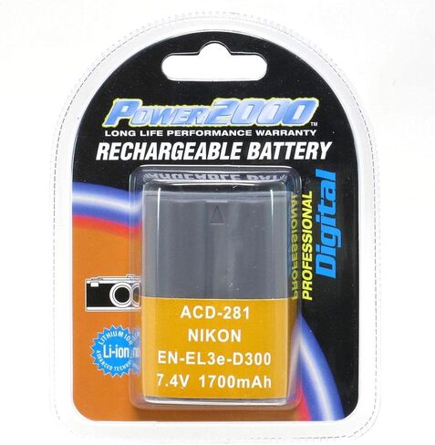 Power2000 ACD-281 Rechargeable Battery for Nikon EN-EL3e in Kuwait