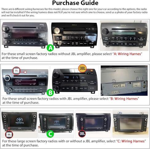 JOYING Android 13 Car Radio for Toyota Tundra 2007-2013 Sequoia 2008-2019, 11.6 Inch Touchscreen Car Stereo with Wireless Carplay & Android Auto, FM, GPS Navigation, Bluetooth 5.1, SWC(JY-TT115N8) in Saudi Arabia