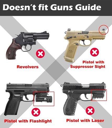 حافظة مسدس متوافقة مع Glock 21 Gen 1 2 3 4، Glock 20 Gen 1 2 3 4، Level 2 G21 Holster - اليد اليمنى in Kuwait