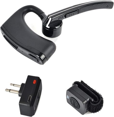 Two Way Radio Bluetooth Headset Wireless Earpiece Compatible for Ham Motorola Walkie Talkie with 2 Pin Earphone Jack in Saudi Arabia