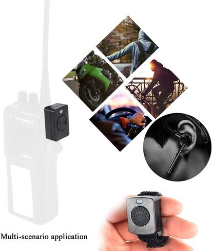Two Way Radio Bluetooth Headset Wireless Earpiece Compatible for Ham Motorola Walkie Talkie with 2 Pin Earphone Jack in Saudi Arabia