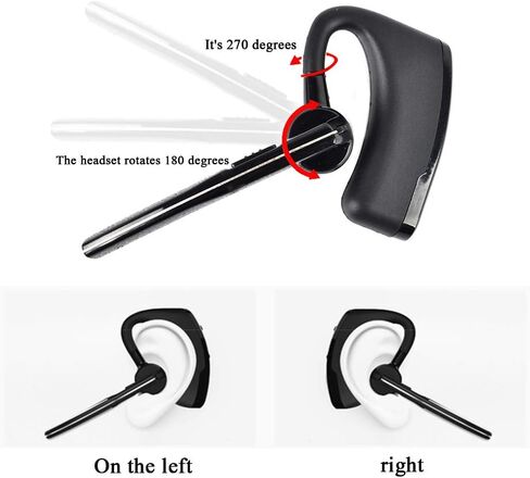 Two Way Radio Bluetooth Headset Wireless Earpiece Compatible for Ham Motorola Walkie Talkie with 2 Pin Earphone Jack in Saudi Arabia