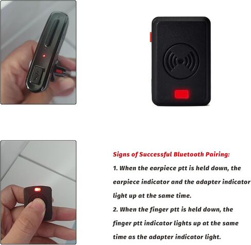 Two Way Radio Bluetooth Headset Wireless Earpiece Compatible for Ham Motorola Walkie Talkie with 2 Pin Earphone Jack in Saudi Arabia