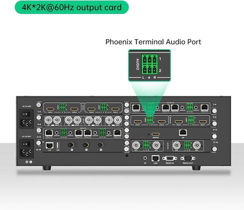 4K@60Hz HDMI Output Card 4 Port (1-Card 4-Port) for MT-VIKI Modular Matrix Switcher w/Audio Output, 18Gbps, EDID, Seamless Switching in Saudi Arabia