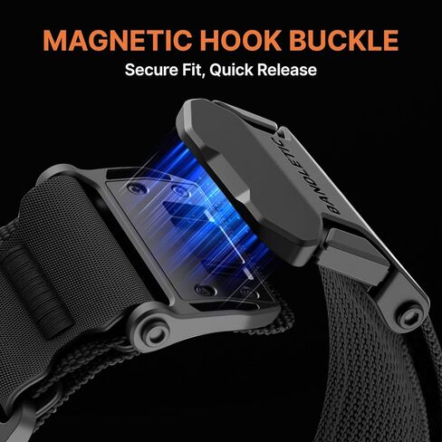 أحزمة مغناطيسية متوافقة مع سوار ساعة Garmin Fenix ​​8 51 مم، حزام سريع التركيب 26 مم لـ Fenix ​​7X 6X Pro/5X Plus/3/3 HR/Instinct 2X 3 50 مم / Enduro/Quatix Tactix 8 51 مم/Epix Pro (الجيل 2) 51 مم in Saudi Arabia