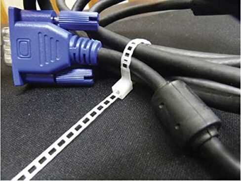 روابط كبل سلم Kable Kontrol - بطول 11 بوصة - طبيعية - قوة شد 40 رطلاً - 1000 قطعة / حزمة | نايلون 6-6 | متعدد الأغراض | قوي ومرن | أغلفة أسلاك إدارة الكابلات in Kuwait
