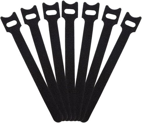 50 Pack 6 inch Reusable Cable Ties, Adjustable Cord Straps Wire Organizer Cord Wrap and Hook Loop Cable Management (Mix Color 50pcs) in Saudi Arabia