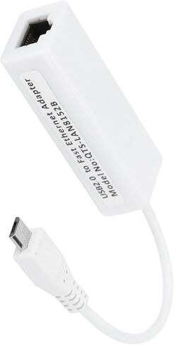 Network Card Adapter, Micro USB to Rj45 Ethernet Port with 10 100mbps Auto Switching for 1.3/W Motherboard Linux Macos Full Duplex Flow Control in Saudi Arabia