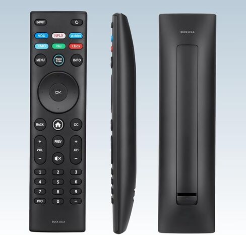 XRT140R Vizio Smart TV Remote Replacement - Easy Setup, Infrared, Shortcut Keys, Universal Remote for SmartCast TVs - Vizio Remote Control Replacement for D, E, M, P, V, PX, OLED Series in Saudi Arabia