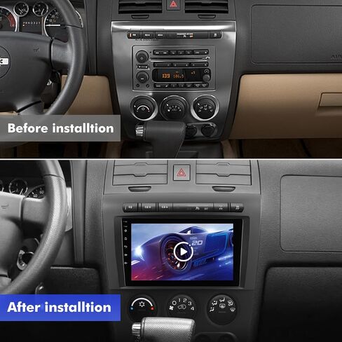9 Inch IPS Touchscreen Android 14 Car Stereo for Hummer H3 2005-2010 with Wireless CarPlay & Android Auto 2+64GB Car Radio, Support WiFi 6, Bluetooth,5.4, Backup Camera, SWC in Saudi Arabia