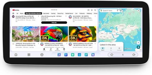 JOYING راديو السيارة لهوندا سيفيك 2016-2021، 12.3 بوصة QLED شاشة تعمل باللمس Android 13 ستيريو السيارة 12 جيجابايت + 256 جيجابايت التوصيل والتشغيل مع Carplay اللاسلكي وAndroid Auto، AM/FM، GPS، بلوتوث، 5G WiFi (JY-HT900N12) in Kuwait