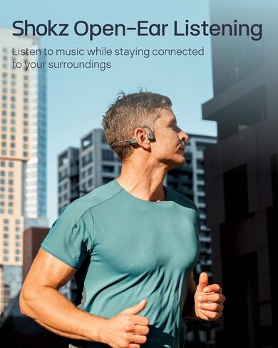 SHOKZ OpenRun Pro 2 - سماعات رأس بلوتوث رياضية ممتازة ذات توصيل عظمي مفتوح الأذن - أسود S820 (متجدد) in Kuwait