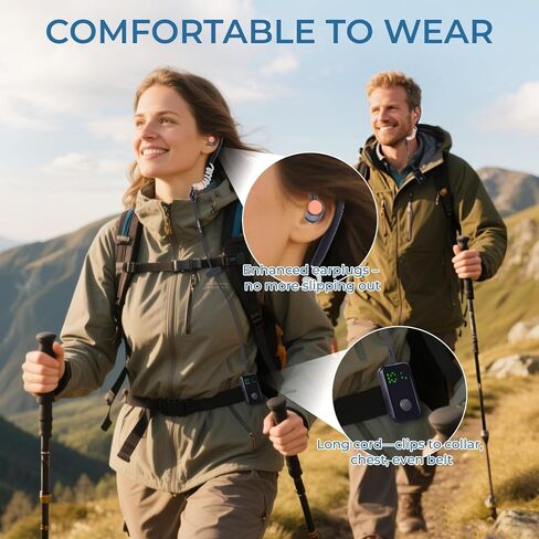 أجهزة اتصال لاسلكية صغيرة للغاية محمولة 2 حزمة راديو ثنائي الاتجاه مع جهاز إرسال واستقبال FM وسدادات أذن مانعة للسقوط وكابل طويل للمشي لمسافات طويلة ورحلة التخييم وركوب الدراجات والمطاعم والرياضة الخارجية ومحلات السوبر ماركت والمستشفيات والسياحة in Kuwait