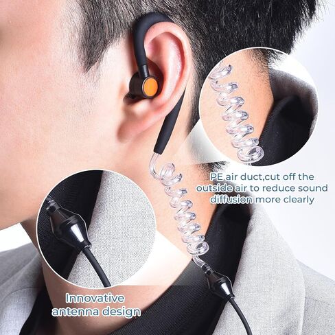 أجهزة اتصال لاسلكية صغيرة للغاية محمولة 2 حزمة راديو ثنائي الاتجاه مع جهاز إرسال واستقبال FM وسدادات أذن مانعة للسقوط وكابل طويل للمشي لمسافات طويلة ورحلة التخييم وركوب الدراجات والمطاعم والرياضة الخارجية ومحلات السوبر ماركت والمستشفيات والسياحة in Kuwait