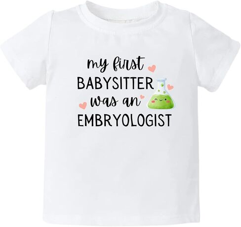 ملابس الأطفال من Baby Onesie® My First Baby Sitter IVF هدية لحفل استقبال المولود الجديد in Kuwait