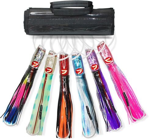 VIKETECH 13’’ 10oz Resin Saltwater Fishing Trolling Lure for Tuna Mahi Mahi Marlin Wahoo Sailfish Dolphin Lures Deep Sea Offshore Big Game Included Mesh Bag in Saudi Arabia