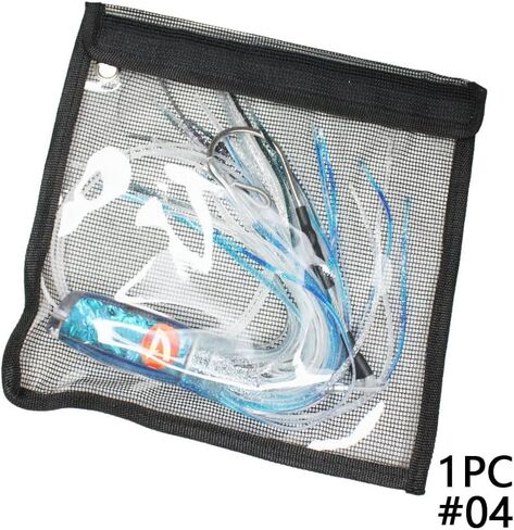 VIKETECH 13’’ 10oz Resin Saltwater Fishing Trolling Lure for Tuna Mahi Mahi Marlin Wahoo Sailfish Dolphin Lures Deep Sea Offshore Big Game Included Mesh Bag in Saudi Arabia