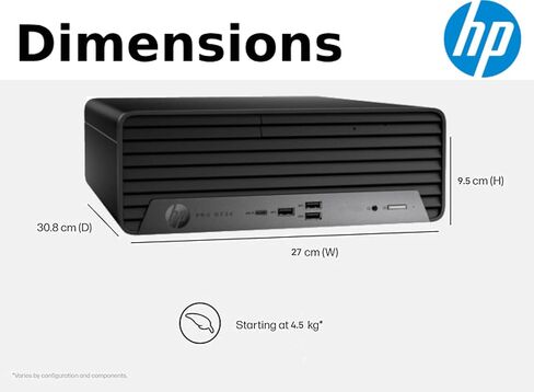 HP ProDesk 400 G9 SFF Business Desktop Computer, Intel Hexa Core i5-12500 (Beat i7-11700), HDMI, Display Port, WiFi, RJ-45, Keyboard & Mouse, Windows 11 Pro (16GB RAM | 512GB SSD) in Saudi Arabia