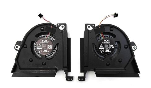 مروحة تبريد وحدة المعالجة المركزية + وحدة معالجة الرسومات البديلة لـ ROG Zephyrus Duo 16 GX650P GX650PY GX650PY-XS97 GX650PZ GX650PZ-XS96 GX650R GX650RM GX650RM-ES74 GX650RW GX650RW-XS96 GX650RX لاب توب GX650RX-XS97 in Kuwait