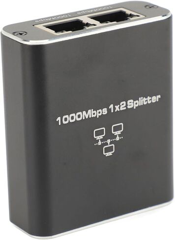 1 to 2 Ethernet Splitter 1000Mbps High Speed RJ45 LAN Splitter with USB Power Cable for Cat8 Cat7 Cat6 Cat5 Cat5e in Saudi Arabia