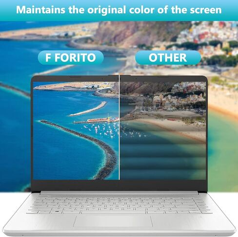 F FORITO 2-PACK 14 inch Crystal Clear Laptop Screen Protector, Compatible with HP Pavilion Plus 14"/ HP ENVY 14" with 16:10 Aspect Ratio, Anti Scratch and Smudge Resistant in Saudi Arabia