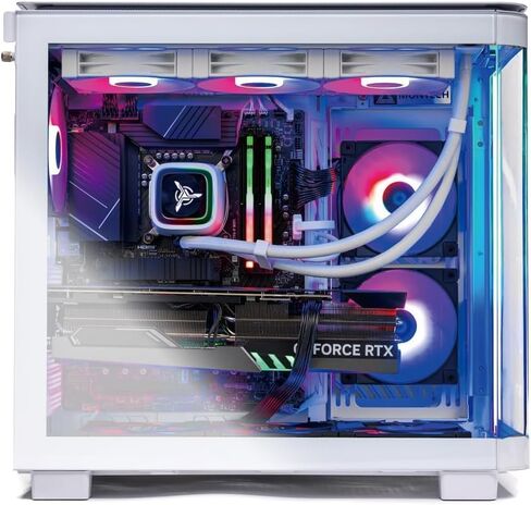 Skytech King 95 Gaming PC Desktop, Ryzen 7 9700X 3.8 GHz (5.5GHz Turbo Boost), NVIDIA RTX 5070 12GB GDDR7, 1TB Gen4 SSD, 32GB DDR5 RAM 6000 RGB, 850W Gold PSU, 360mm ARGB AIO, Wi-Fi, Win 11 Home in Saudi Arabia