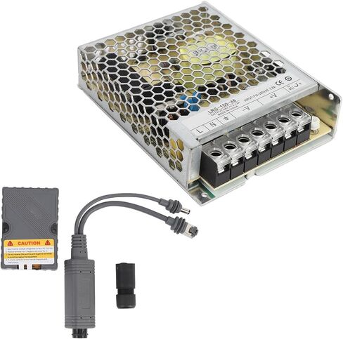 محول حاقن POE 150 وات جيجابت إيثرنت مزود طاقة يدعم 10/100/1000 ميجابت في الثانية DC48-57V 3A مدخلات دائرة كهربائية قصيرة 100 متر مسافة نقل البيانات in Saudi Arabia