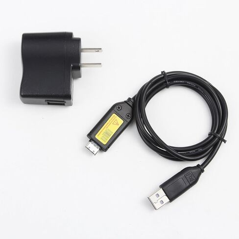 MaxLLTo USB AC Power Adapter Battery Charger +PC Cord for Samsung ST50 ST60 PL101 Camera in Saudi Arabia