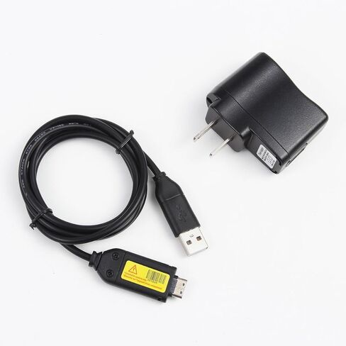 MaxLLTo USB AC Power Adapter Battery Charger +PC Cord for Samsung ST50 ST60 PL101 Camera in Saudi Arabia