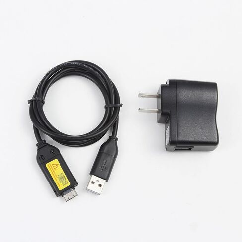 MaxLLTo USB AC Power Adapter Battery Charger +PC Cord for Samsung ST50 ST60 PL101 Camera in Saudi Arabia