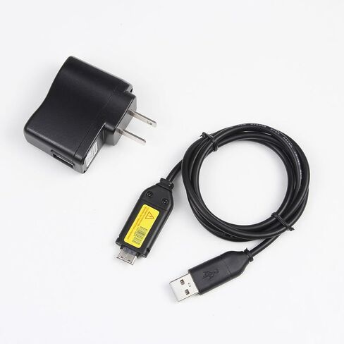 MaxLLTo USB AC Power Adapter Battery Charger +PC Cord for Samsung ST50 ST60 PL101 Camera in Saudi Arabia
