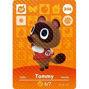 Tommy - Nintendo Animal Crossing Happy Home Designer Series 4 Amiibo Card - 306 in Kuwait