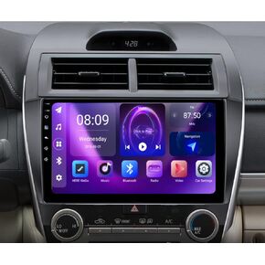[4+64G] Android 13 Car Stereo with Wireless Apple Carplay & Android Auto for Toyota Camry 2012-2014 10.1" Touchscreen Radio Upgrade with AHD Camera,GPS Navigation,SWC,WiFi,FM,Bluetooth in Kuwait