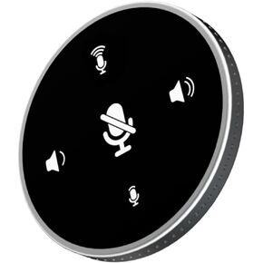 ميكروفون USB متعدد الاتجاهات لمكالمات الفيديو والبث المباشر، ميكروفون للكمبيوتر المكتبي مع تقليل الضوضاء، أسود، متوافق مع أجهزة الكمبيوتر الشخصية والكمبيوتر المحمول in Kuwait