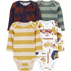 Carter's 4 Pack Bodysuits (Baby) - Assorted in Kuwait