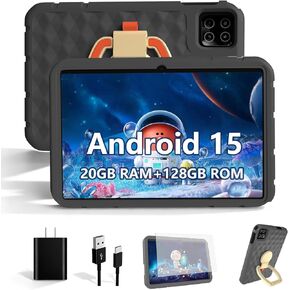 أحدث تابلت للأطفال مقاس 10.1 بوصة لعام 2025 يعمل بنظام Android 15 جهازًا لوحيًا للأطفال مع حافظة واقية من مادة EVA وذاكرة وصول عشوائي سعة 20 جيجابايت ومساحة تخزين 128 جيجابايت للكمبيوتر اللوحي للأطفال الصغار، وأدوات تحكم أبوية، وبطارية 12 ساعة، وواي فاي،  in Kuwait