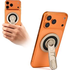Magnetic Phone Grip & Stand [MagSafe] 360° Rotating Ring & Stress Relief - N54 Magnets, Aerospace Aluminum Kickstand for iPhone 17 16 15 Pro Max & Android (Meteorite Gray) in Saudi Arabia