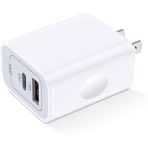 لـ Samsung A36 شاحن سريع Block USB C Plug for Samsung Galaxy A17 A54 S25 FE S24 Ultra، iPhone 17 Pro Max 17 Air 16 Plus 16e 15، Google Pixel 10 Pro XL / 9a / 9Pro / 8،20W Android Phone Charge Wall محول in Kuwait