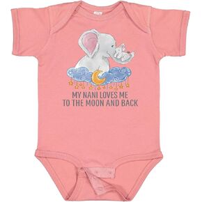 Inktastic My Nani Loves Me To the Moon and Back Baby Bodysuit in Kuwait