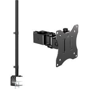 PUTORSEN Universal VESA Pole Mount لشاشات 17 بوصة - 32 بوصة، يناسب عمود قطره 1.38 بوصة وعمود حامل شاشة فولاذي طويل جدًا 32 بوصة مكون من قسمين - مع قاعدة تثبيت in Kuwait