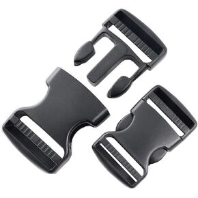 إبزيم سريع التحرير 1.5 بوصة، 1.5 بوصة حقيبة ظهر بديلة من البلاستيك مشبك أبازيم مشبك 2 عبوة لحقيبة حزام المظلة in Kuwait