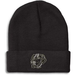 Custom Beanies for Men Golden Retriever Dog Face Skull Cap Winter Hats Women Acrylic One Size in Kuwait