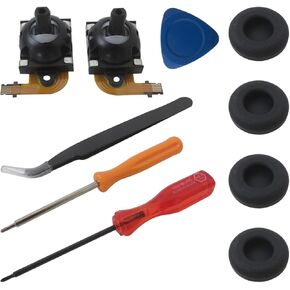 طقم استبدال عصا التحكم مكون من قطعتين لبوابة PlayStation/وحدة تحكم PS5 VR2، طقم إصلاح عصا التحكم التناظرية لتأثير القاعة مع أداة فتح لبوابة PS5 ووحدات تحكم PSVR 2 (يسار ويمين) in Kuwait